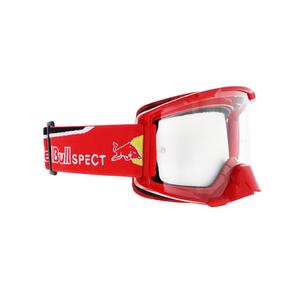 Motokrosové brýle Red Bull Spect STRIVE S červené s čirým sklem