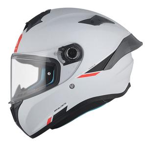 Integrální helma na motorku MT TARGO S SOLID A12 lesklá šedá