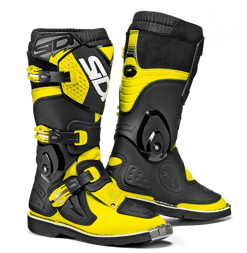 Dětské motokrosové boty Sidi Flame fluo žluto-černé Velikost: 34