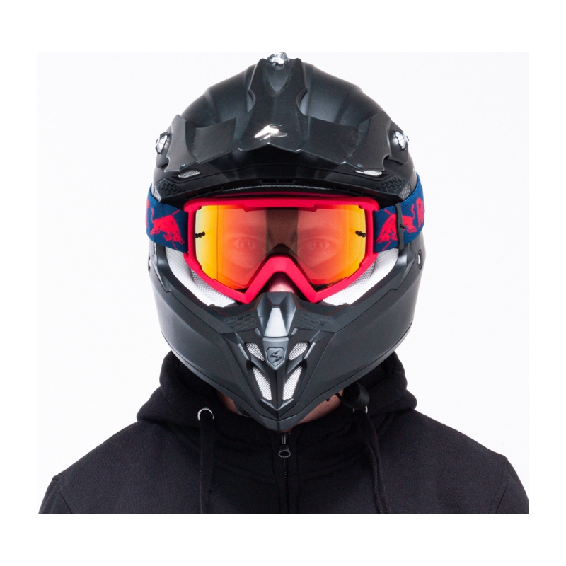 Motokrosové brýle Red Bull Spect WHIP červené s oranžovým sklem