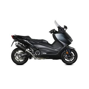 Výfuk kompletní 2x1 STORM OVAL Y.061.LX2B Černá ocel