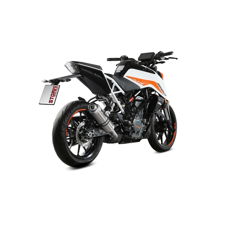 Koncovka výfuku STORM GP Nerez pro KTM Duke 390 2021-2023, KTM Duke 125 2021-2023