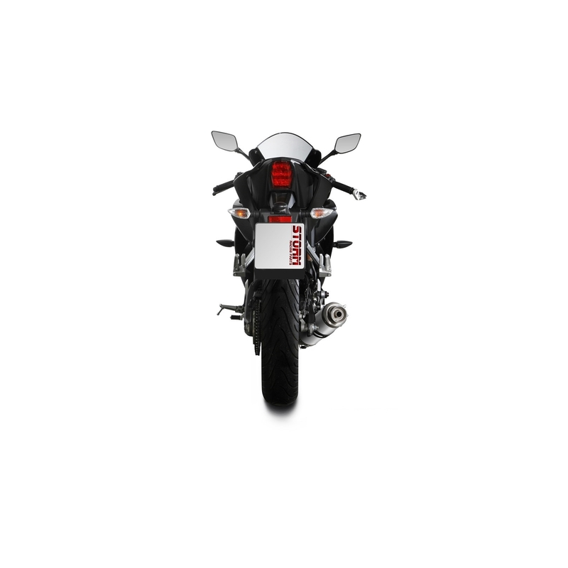 Výfuk kompletní 1x1 STORM GP Nerez pro YAMAHA YZF-R 125 2019-2024, YAMAHA MT 125 2020-2024