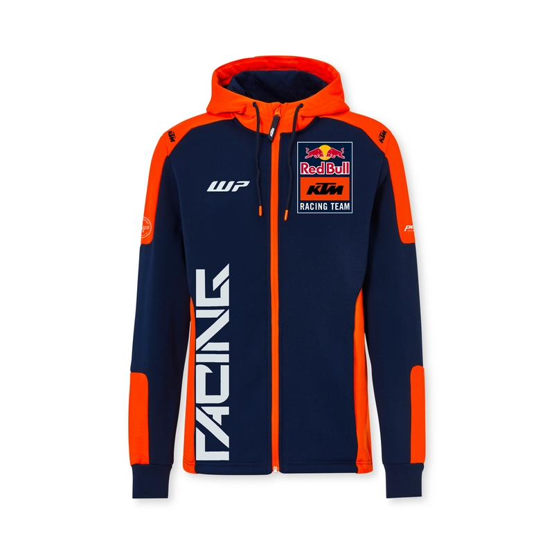Mikina KTM Replica Team hoodie modro-oranžová