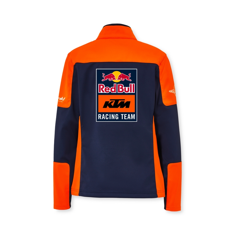 Dámská bunda KTM Replica Team softshell modro-oranžová