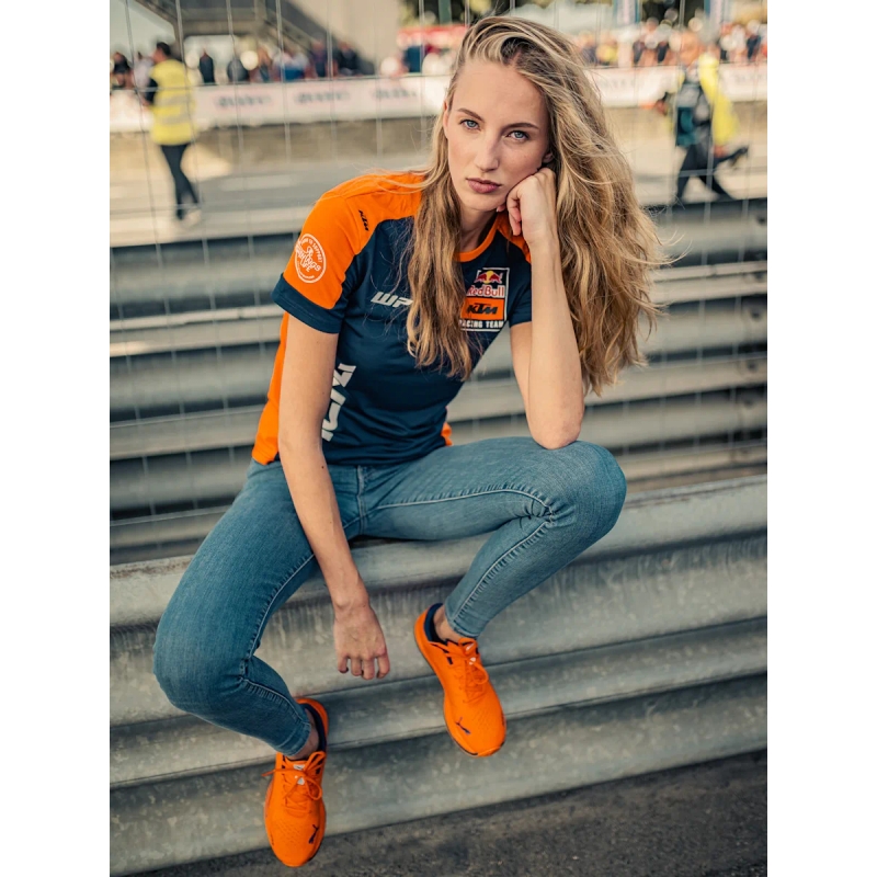 Dámské triko KTM Replica Team modro-oranžové