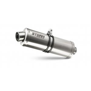 Výfuk kompletní 2x1 STORM OVAL K.055.LX1 Nerez