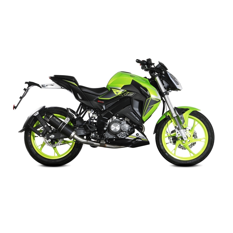 Výfuk kompletní 1x1 STORM GP černá pro KEEWAY RKF 125 2021-2024