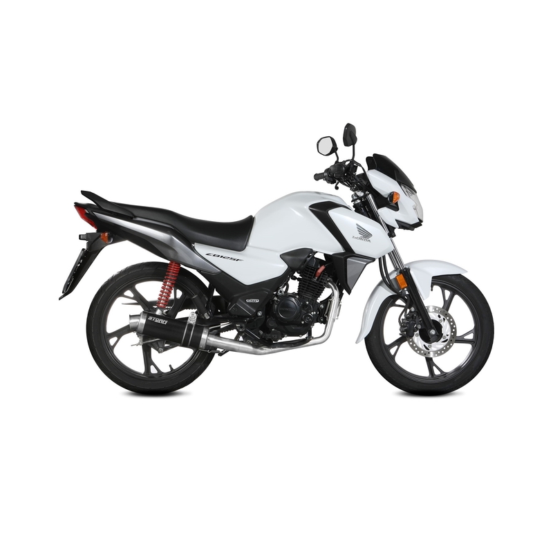 Výfuk kompletní 1x1 STORM GP černá pro HONDA CB 125 F / GLR 125 2021-2024