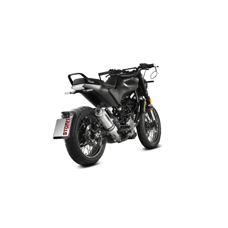 Koncovka výfuku STORM GP Nerez pro HUSQVARNA Svartpilen 125 2021-2023