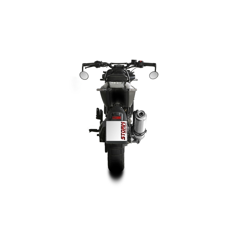 Koncovka výfuku STORM GP Nerez pro HUSQVARNA Svartpilen 125 2021-2023