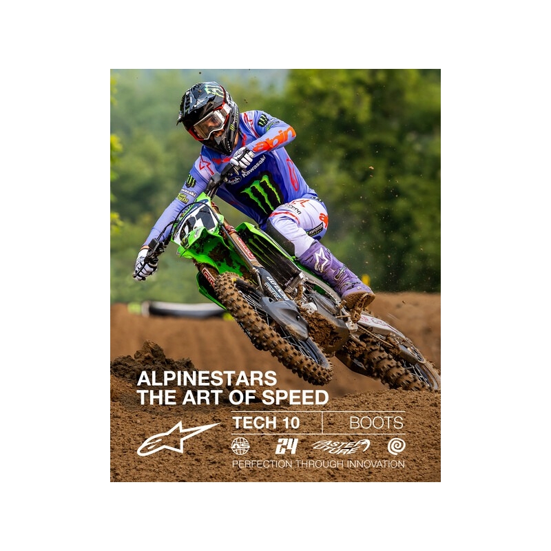 Boty na motorku Alpinestars Tech 10 fialovo-černo-bílé