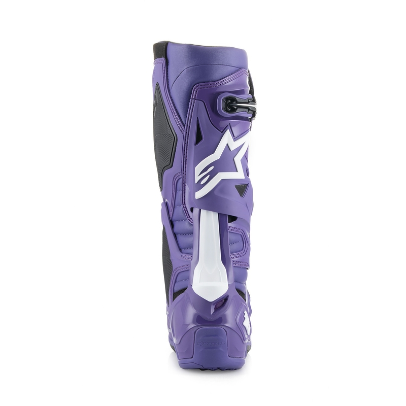 Boty na motorku Alpinestars Tech 10 fialovo-černo-bílé