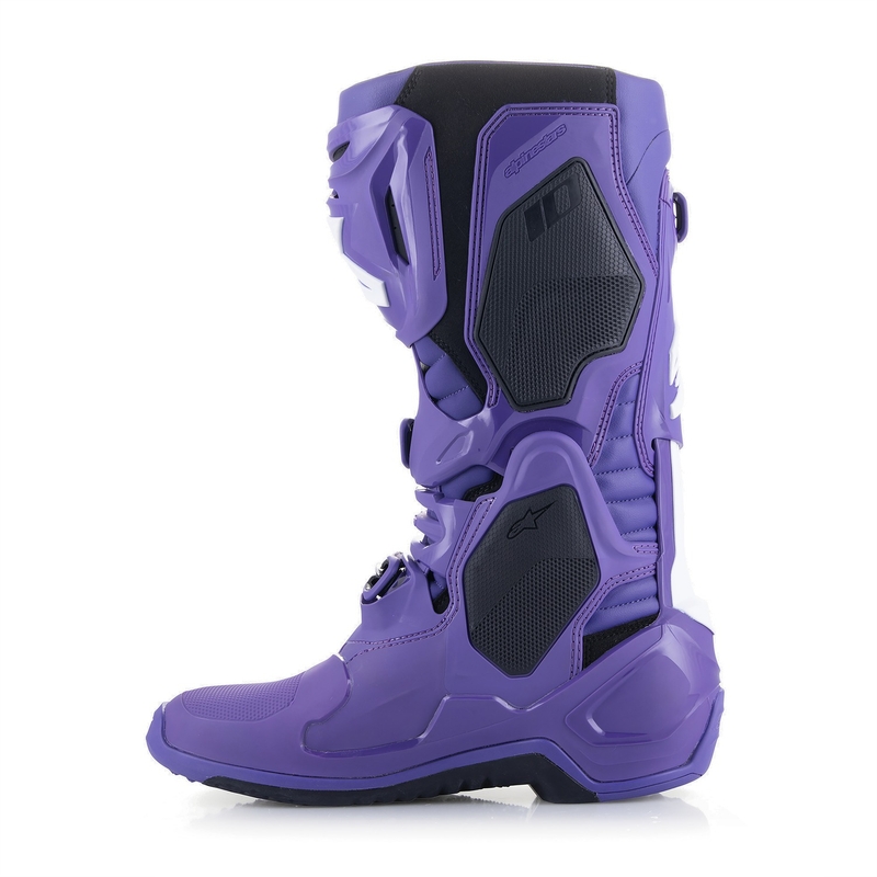 Boty na motorku Alpinestars Tech 10 fialovo-černo-bílé