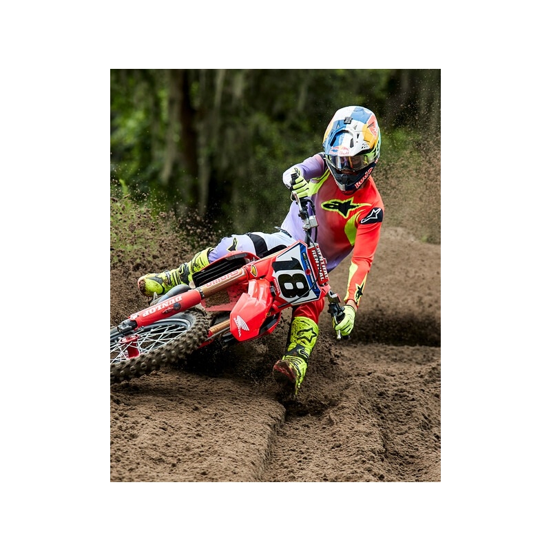 Boty na motorku Alpinestars Tech 10 2024 žlutá fluo-černo-červené fluo