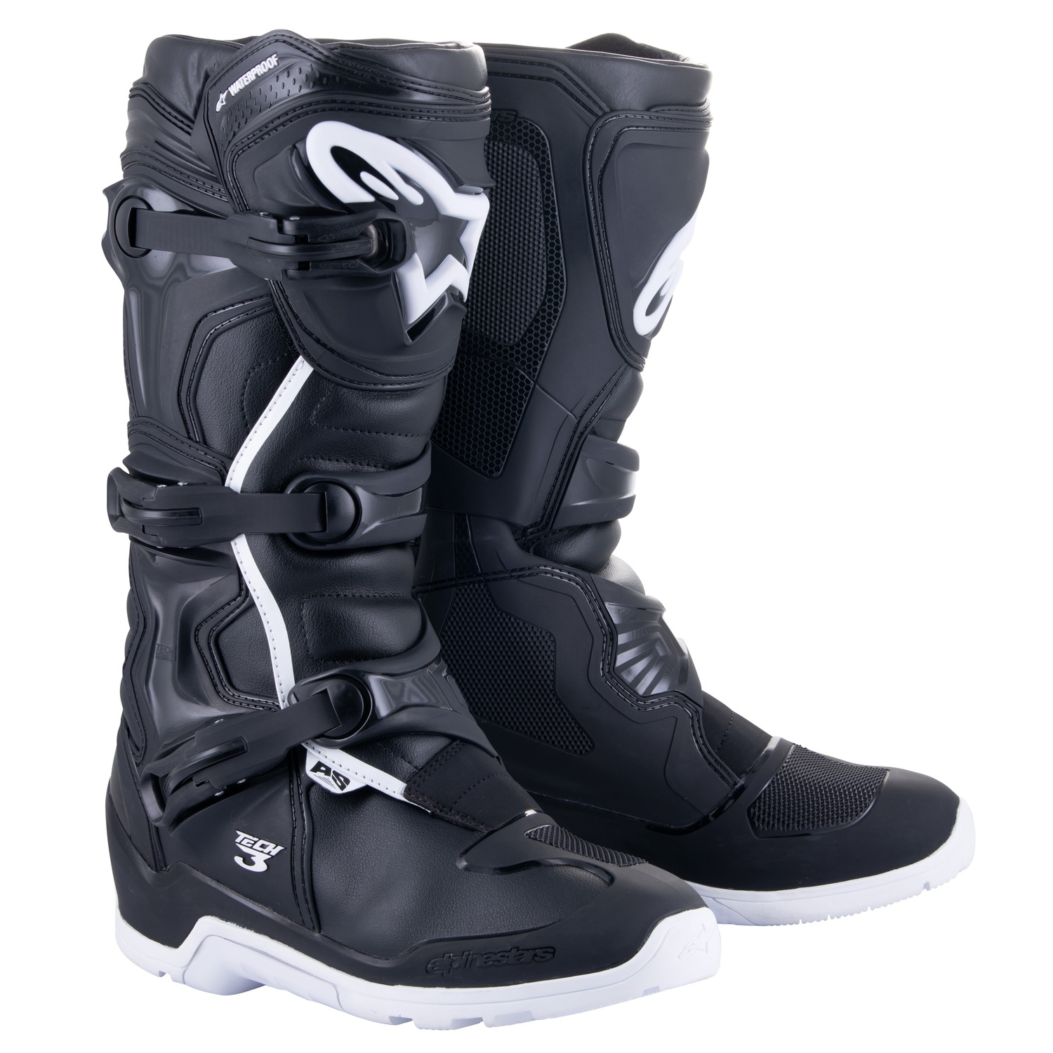 Boty na motorku Alpinestars Tech 3 Enduro Waterproof 2024 černo-bílé Velikost: 39