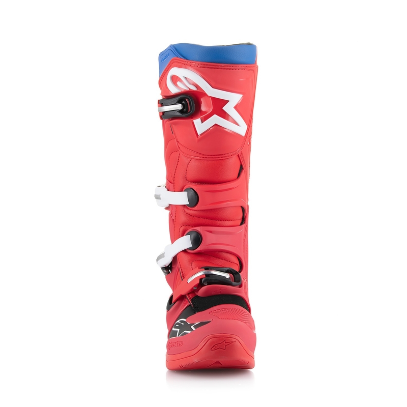 Boty na motorku Alpinestars Tech 5 2024 červeno-modro-bílo-černé