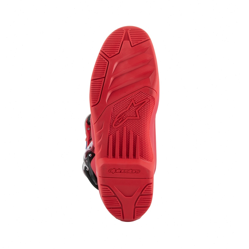 Boty na motorku Alpinestars Tech 5 2024 červeno-modro-bílo-černé