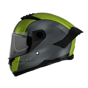 Integrální helma na motorku MT THUNDER 4 SV TREADS D3 šedo-zelená