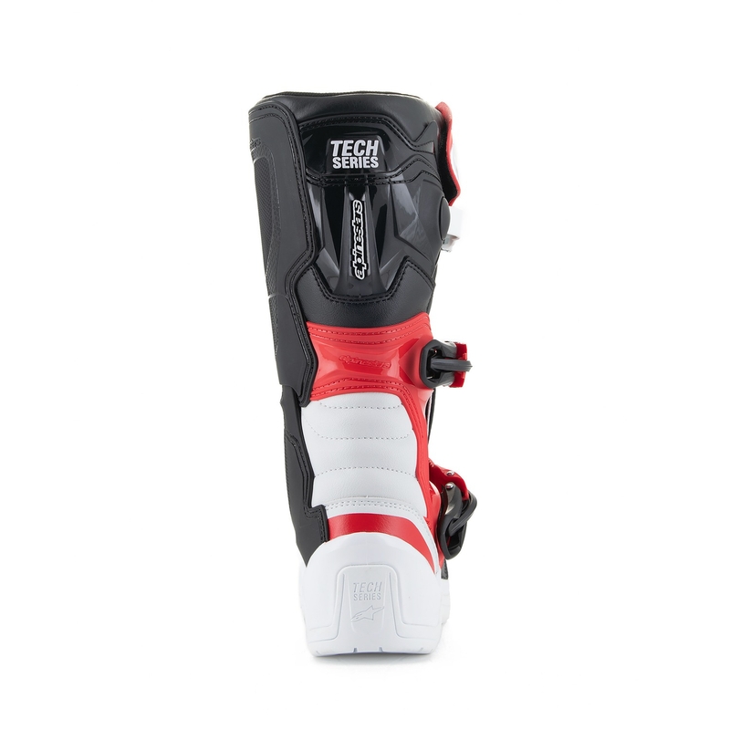 Dětské boty na motorku Alpinestars Tech 3S Youth bílo-černo-červené