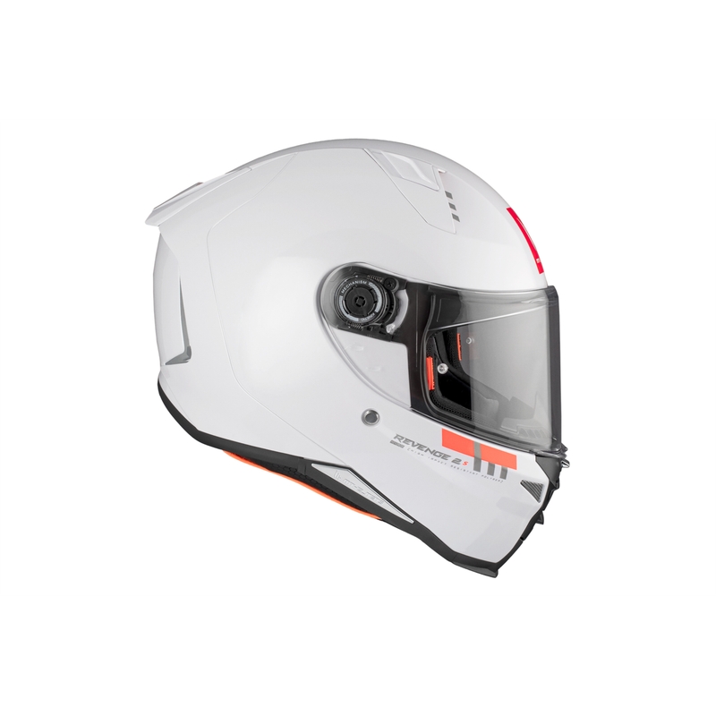 Integrální helma na motorku MT REVENGE 2 S SOLID A0 lesklá bílá