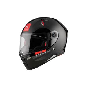 Integrální helma na motorku MT REVENGE 2 S SOLID A1 lesklá černá