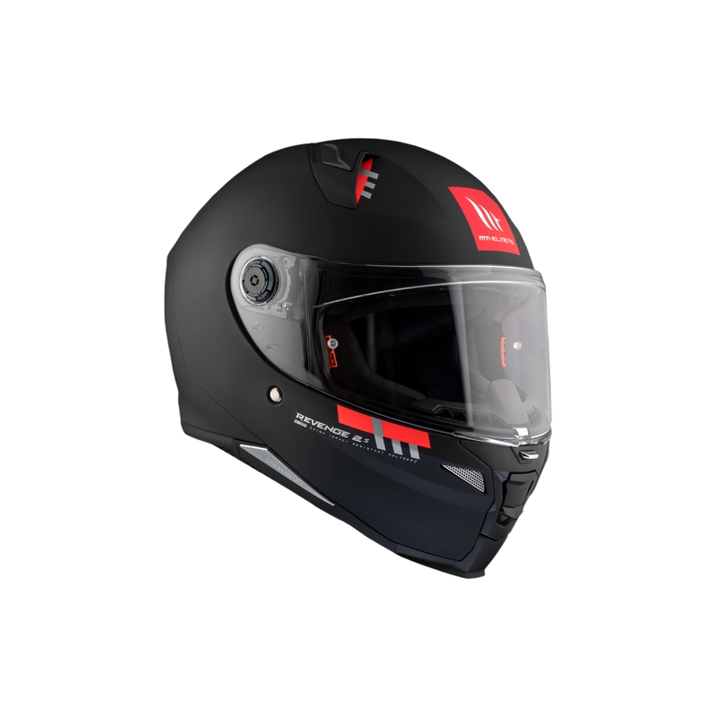 Integrální helma na motorku MT REVENGE 2 S SOLID A1 matná černá