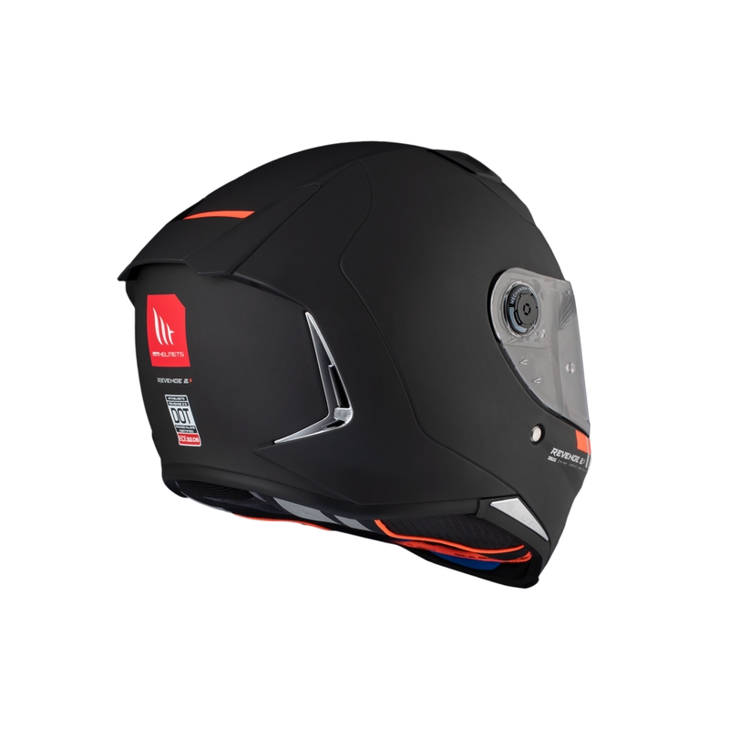 Integrální helma na motorku MT REVENGE 2 S SOLID A1 matná černá