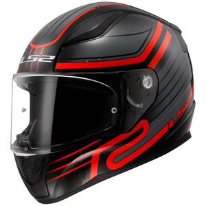 Integrální helma na motorku LS2 FF353 RAPID II Circuit černo-červená lesklá