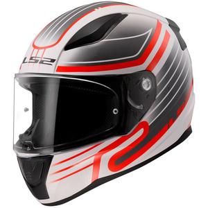 Integrální helma na motorku LS2 FF353 RAPID II Circuit bílo-červená lesklá