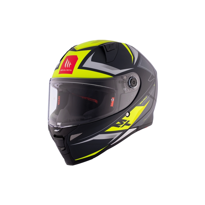 Integrální helma na motorku MT REVENGE 2 S HATAX C3 černo-šedo-žlutá