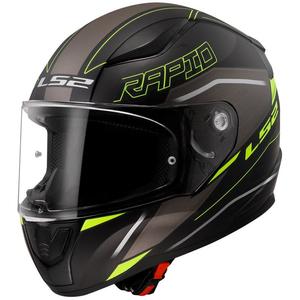 Integrální helma na motorku LS2 FF353 RAPID II Rokku černo-fluo žlutá