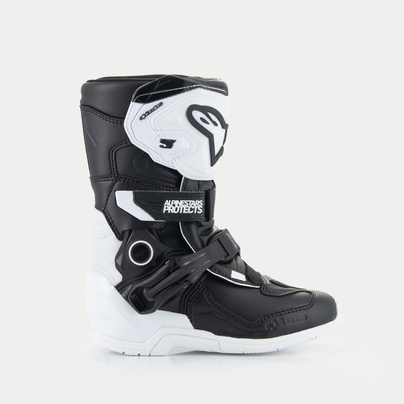 Dětské boty na motorku Alpinestars Tech 3S Kids bílo-černé