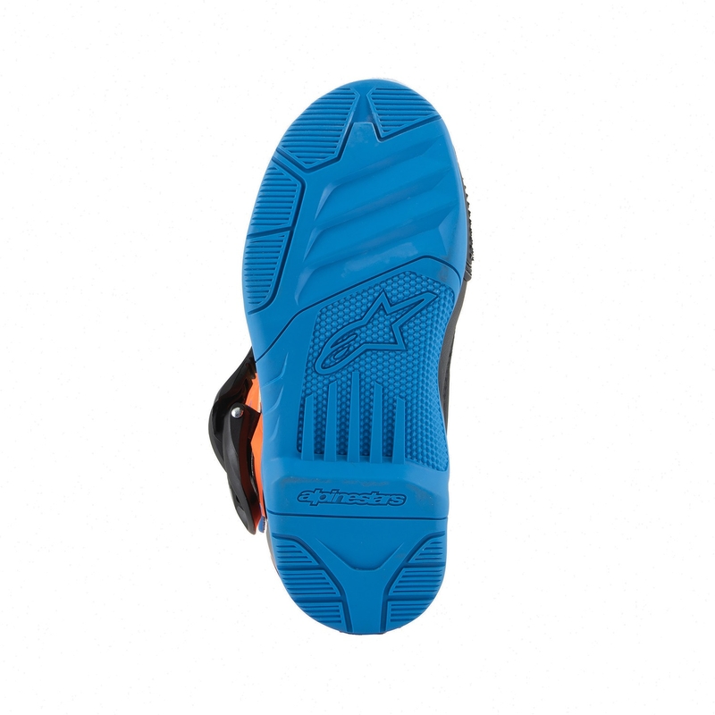 Dětské boty na motorku Alpinestars Tech 3S Kids 2024 fluo oranžovo-modro-fluo žluto-černé