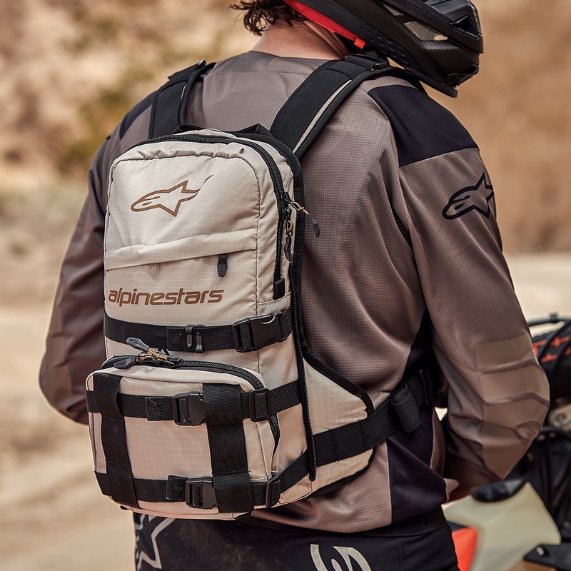 Batoh Alpinestars Techdura Tactical šedo-černý 9 l