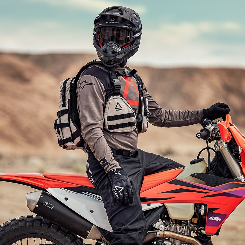 Batoh Alpinestars Techdura Tactical šedo-černý 9 l