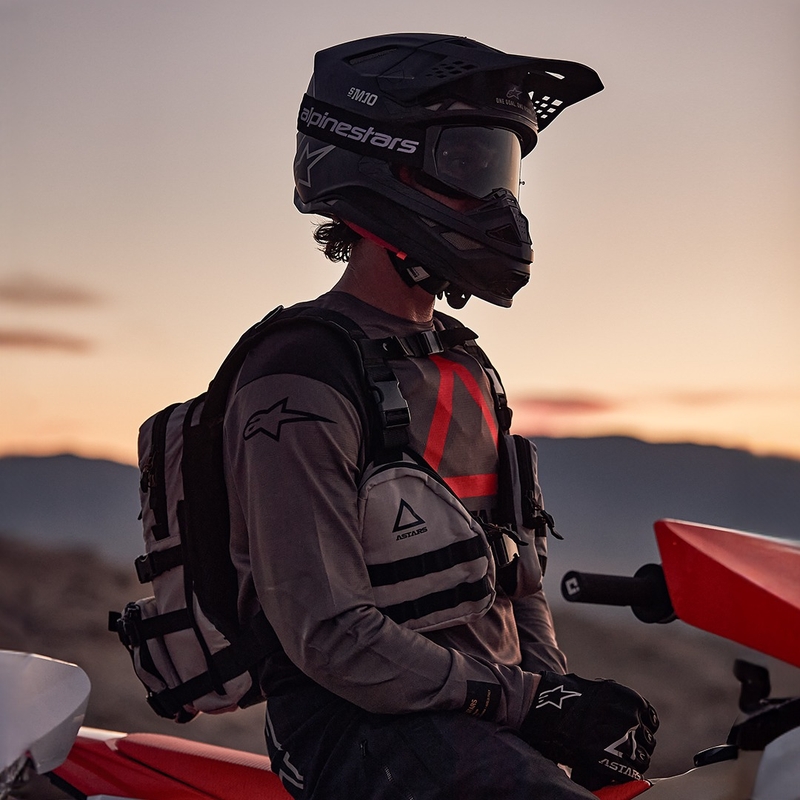 Batoh Alpinestars Techdura Tactical šedo-černý 9 l