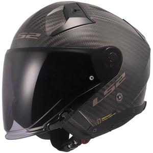 Otevřená helma na motorku LS2 OF603 Infinity II Carbon Solid černá matná