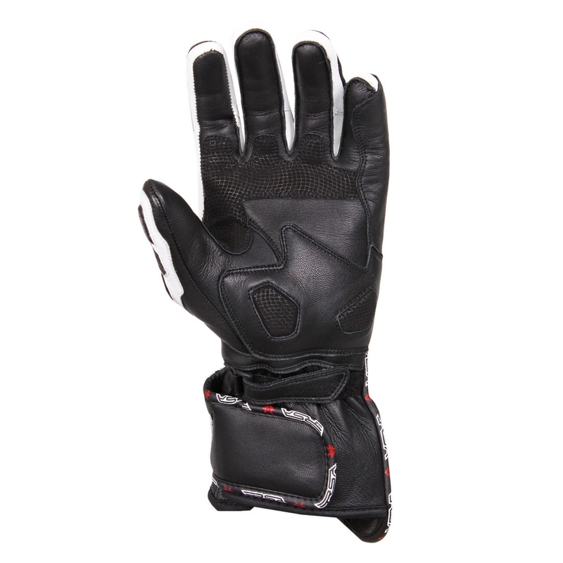 Rukavice na motorku RSA Gappa černo-bílé výprodej