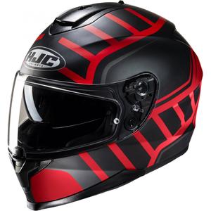 Integrální helma na motorku HJC přilba C70N Holt MC1SF černo-červená