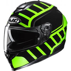 Integrální helma na motorku HJC přilba C70N MC4H černo-fluo zelená