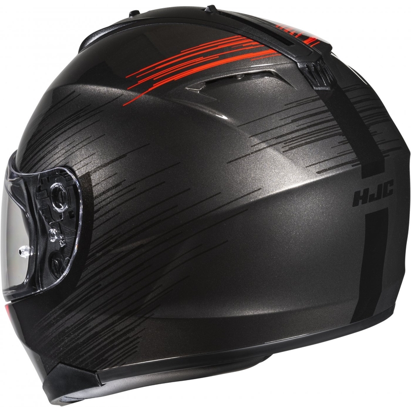 Integrální helma na motorku HJC C70N Sway MC1 červeno-černá