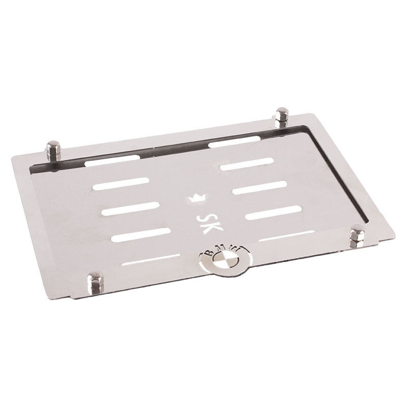 Nerezová podložka pod SPZ SK BMW