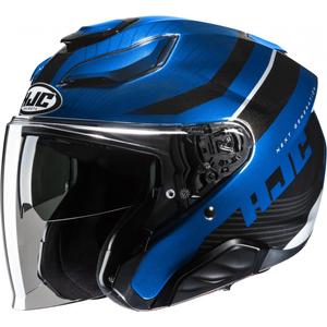 Otevřená helma na motorku HJC F31 Naby MC2 černo-modrá