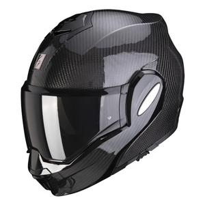 Překlápěcí přilba Scorpion EXO-TECH EVO Carbon černá lesklá - II. jakost