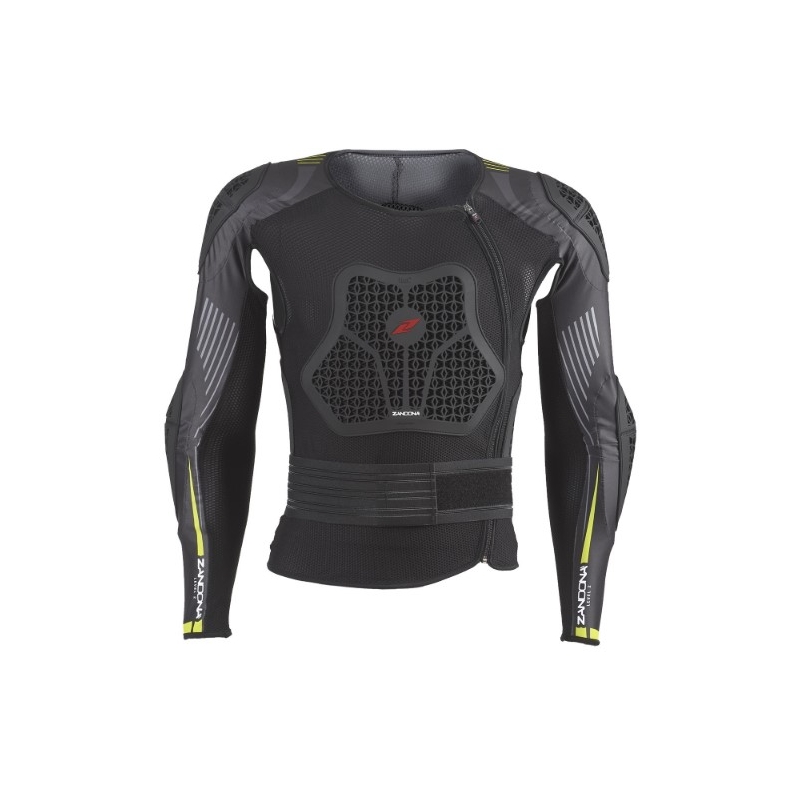 Chránič těla Zandona Netcube X7 černo-fluo žlutý 170-179 cm - II. jakost