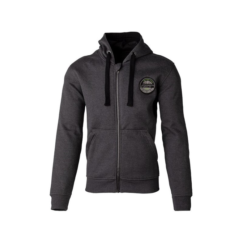 Moto mikina RST X Zip Factory CE šedá výprodej - II. jakost