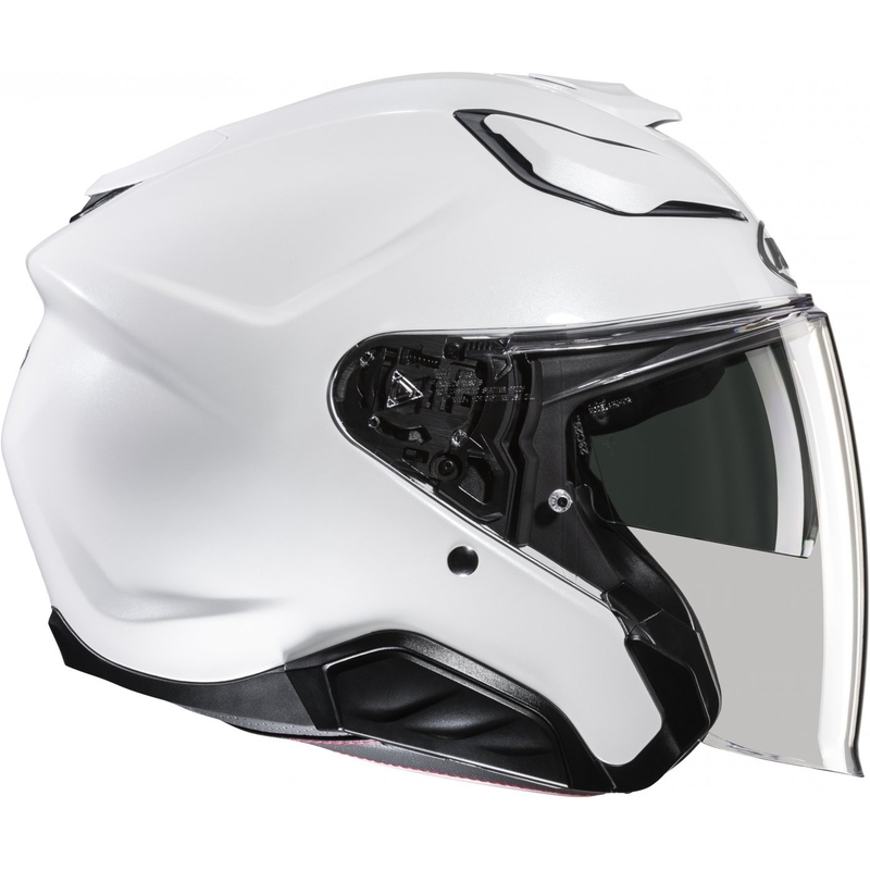 Otevřená helma na motorku HJC F31 Solid perleťová bílá