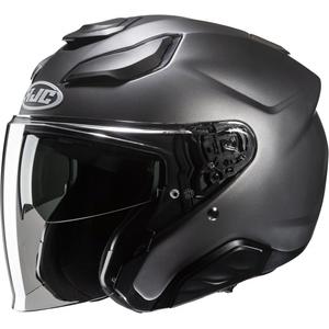 Otevřená helma na motorku HJC F31 Solid titanová