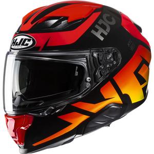 Integrální helma na motorku HJC F71 Bard MC1 černo-červeno-oranžová